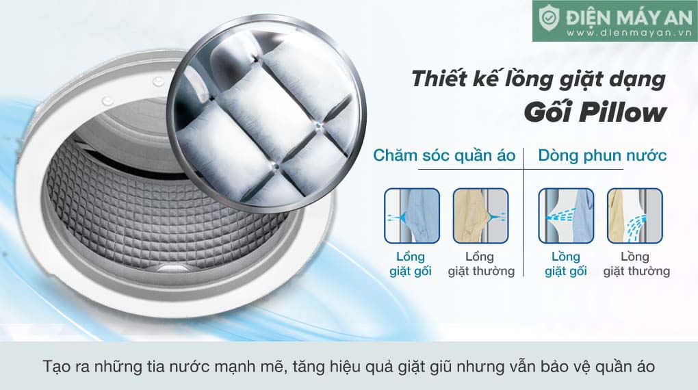 Máy giặt Aqua Inverter 9.5 kg AQD-A952J BK